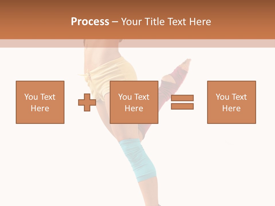 Jump Human Vertical PowerPoint Template