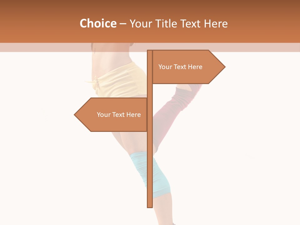 Jump Human Vertical PowerPoint Template