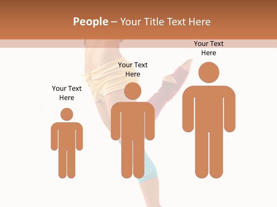 Jump Human Vertical PowerPoint Template