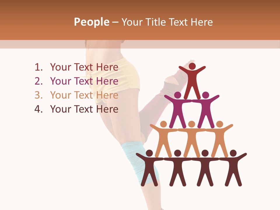 Jump Human Vertical PowerPoint Template