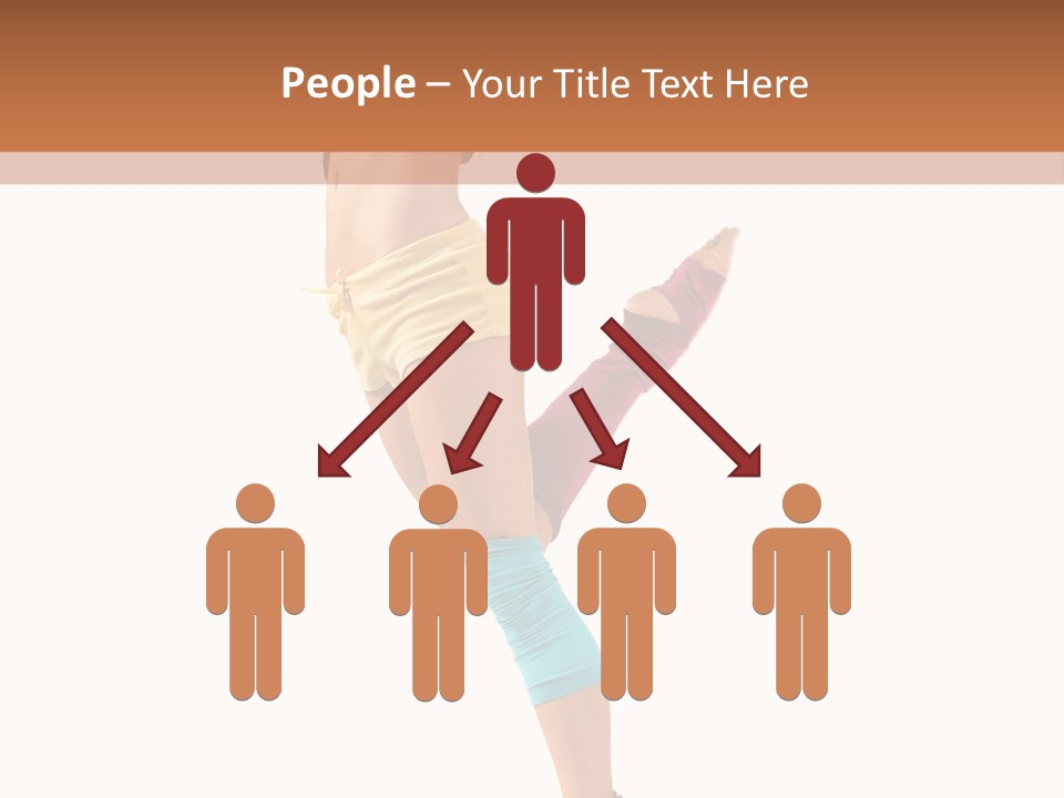 Jump Human Vertical PowerPoint Template