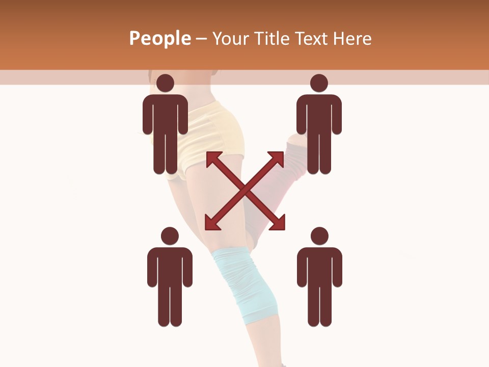 Jump Human Vertical PowerPoint Template