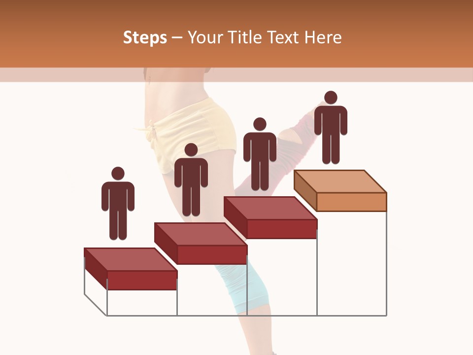 Jump Human Vertical PowerPoint Template