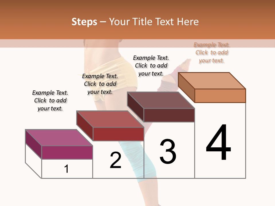 Jump Human Vertical PowerPoint Template