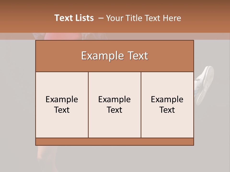 A Woman In A Pink Shirt Is Dancing PowerPoint Template