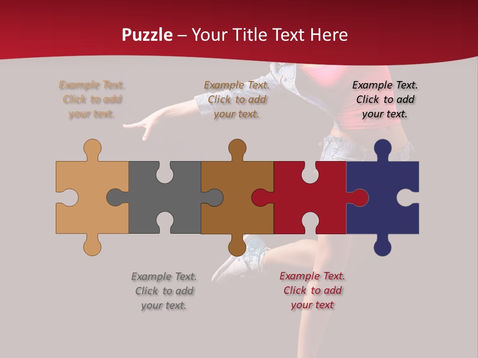 Performance Cool Jump PowerPoint Template