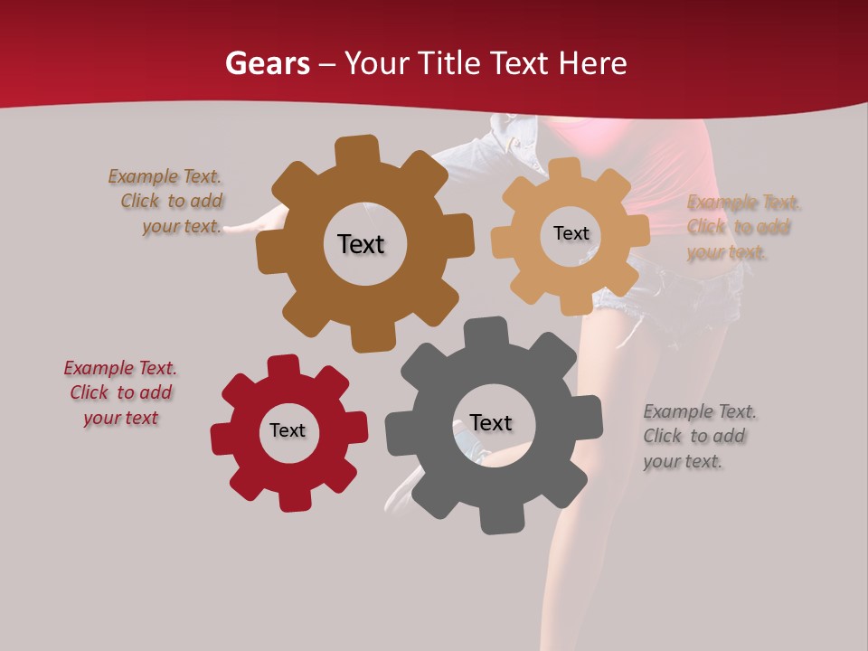 Performance Cool Jump PowerPoint Template