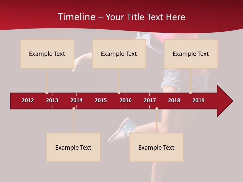 Performance Cool Jump PowerPoint Template