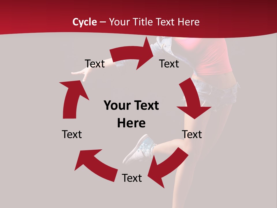 Performance Cool Jump PowerPoint Template