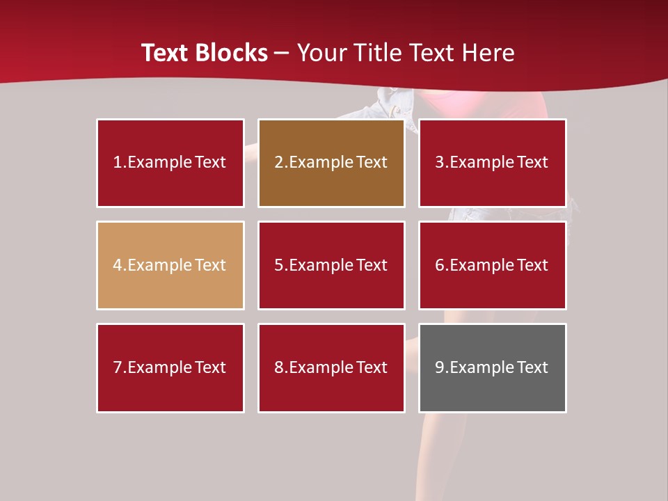 Performance Cool Jump PowerPoint Template