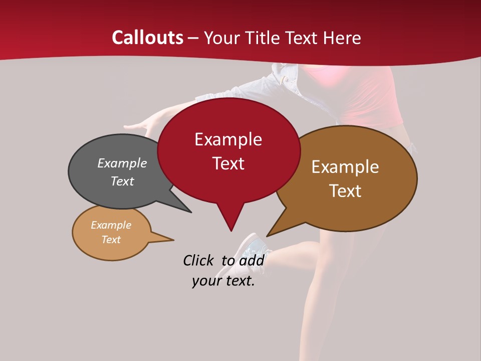 Performance Cool Jump PowerPoint Template