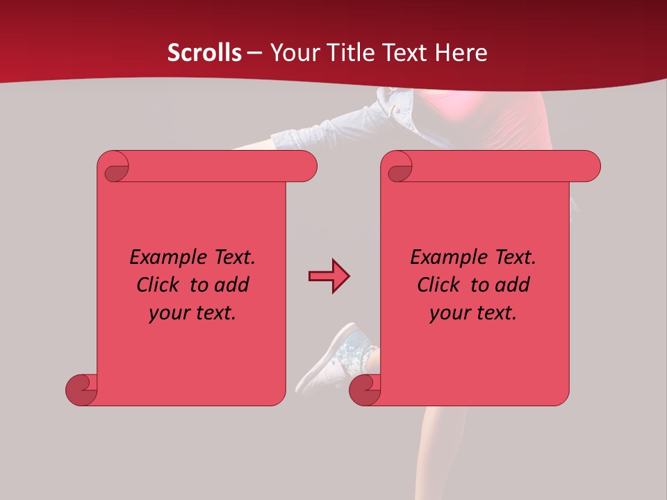 Performance Cool Jump PowerPoint Template