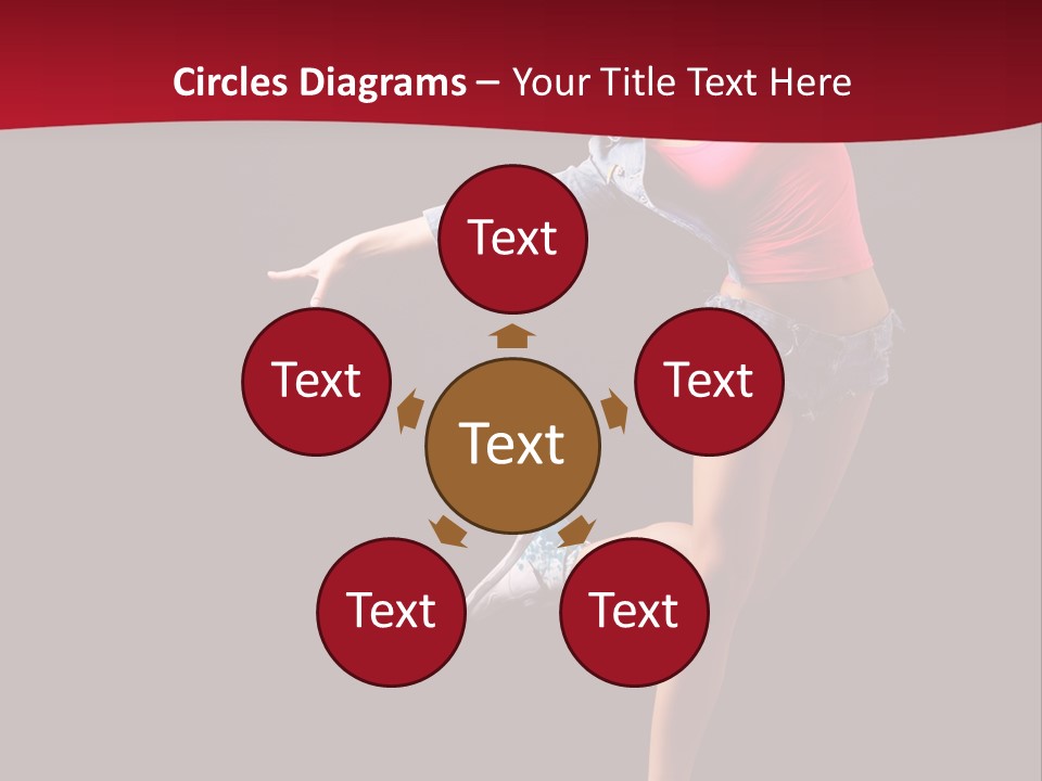 Performance Cool Jump PowerPoint Template