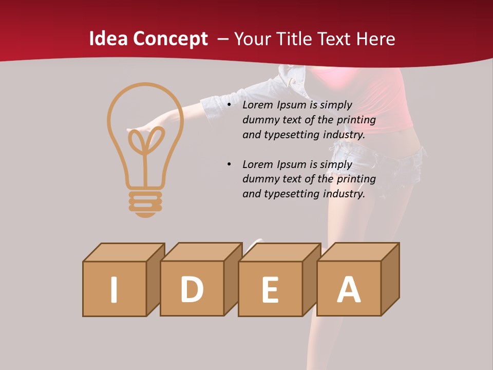 Performance Cool Jump PowerPoint Template