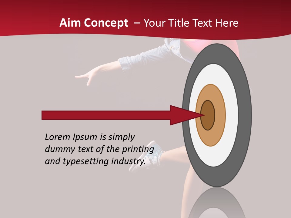 Performance Cool Jump PowerPoint Template