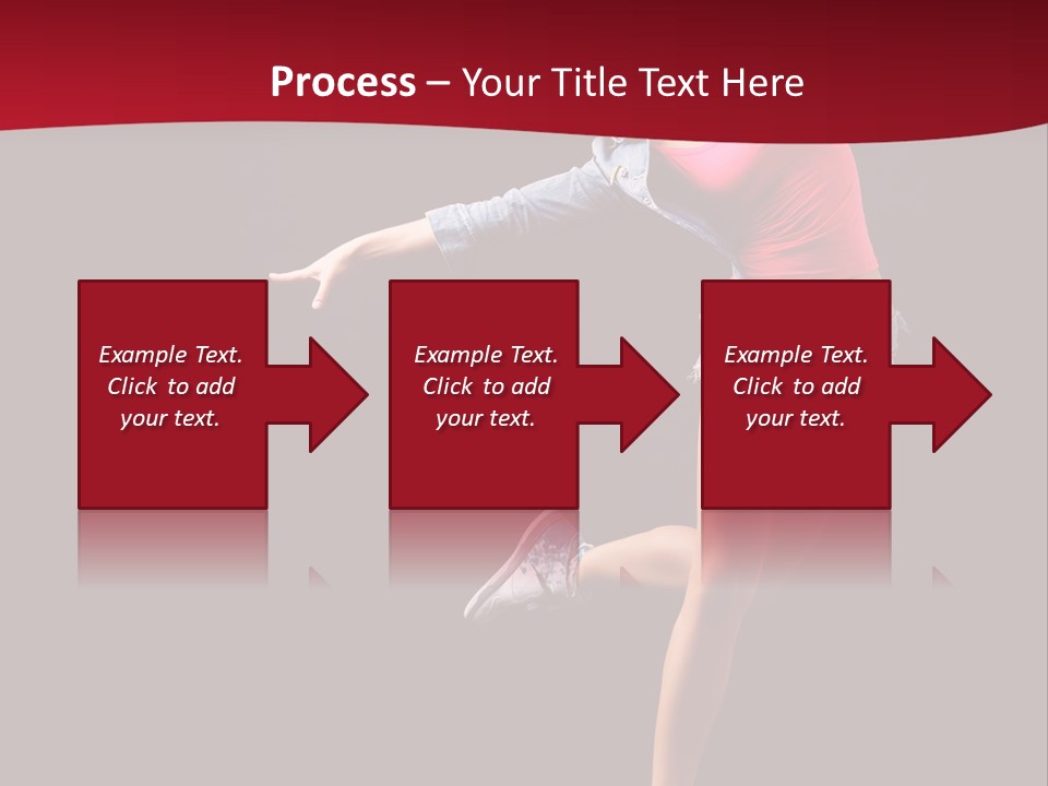 Performance Cool Jump PowerPoint Template