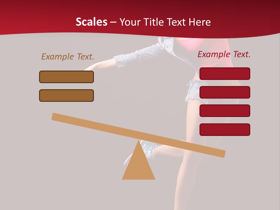 Performance Cool Jump PowerPoint Template