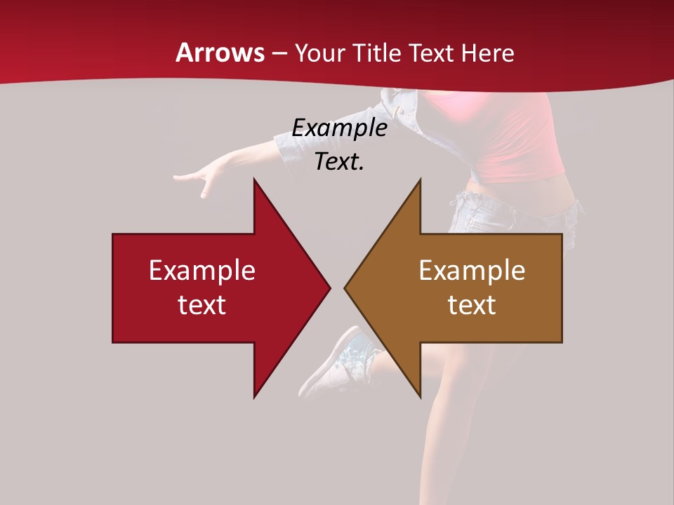 Performance Cool Jump PowerPoint Template