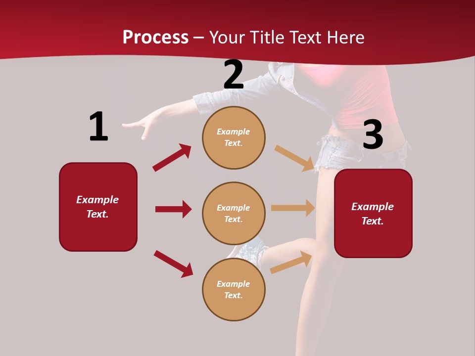 Performance Cool Jump PowerPoint Template