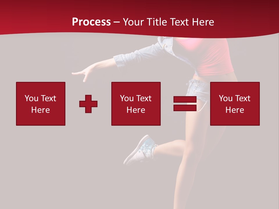 Performance Cool Jump PowerPoint Template