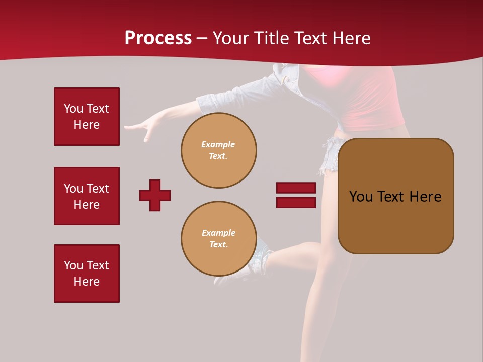 Performance Cool Jump PowerPoint Template