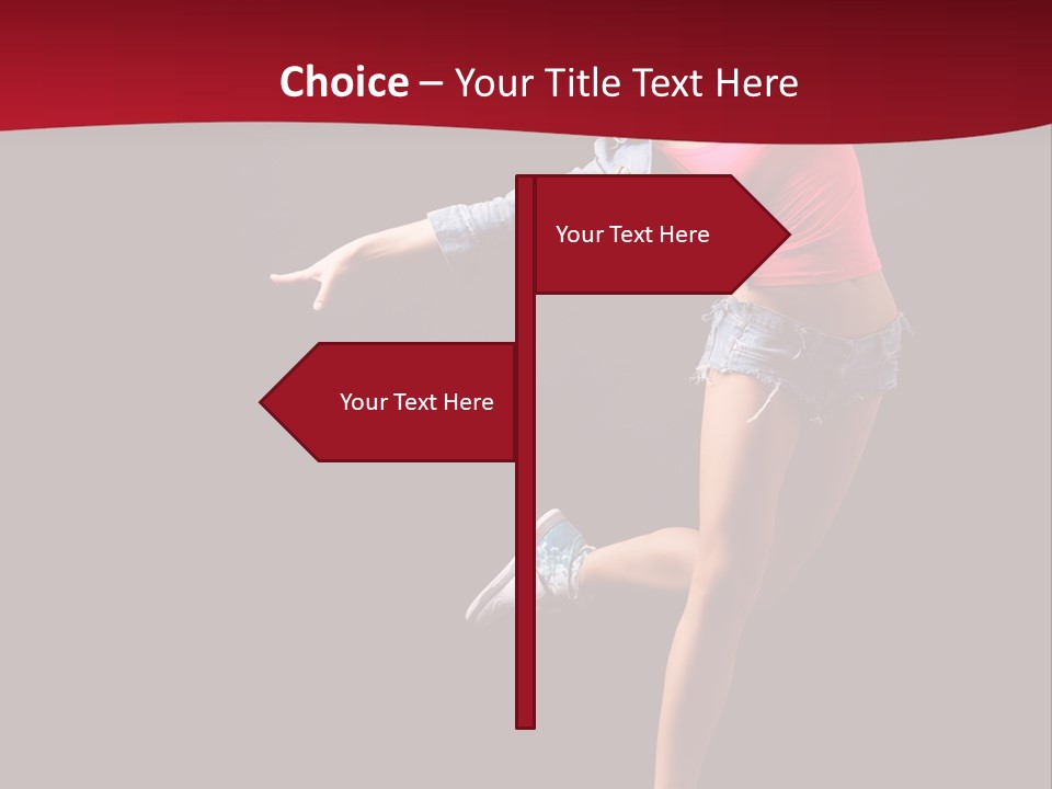 Performance Cool Jump PowerPoint Template