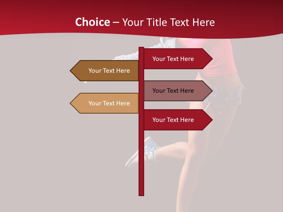 Performance Cool Jump PowerPoint Template