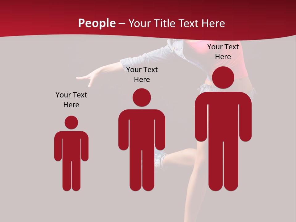 Performance Cool Jump PowerPoint Template