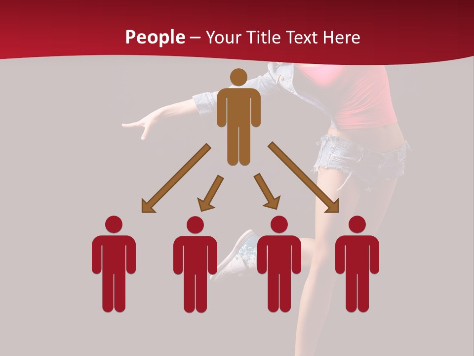 Performance Cool Jump PowerPoint Template