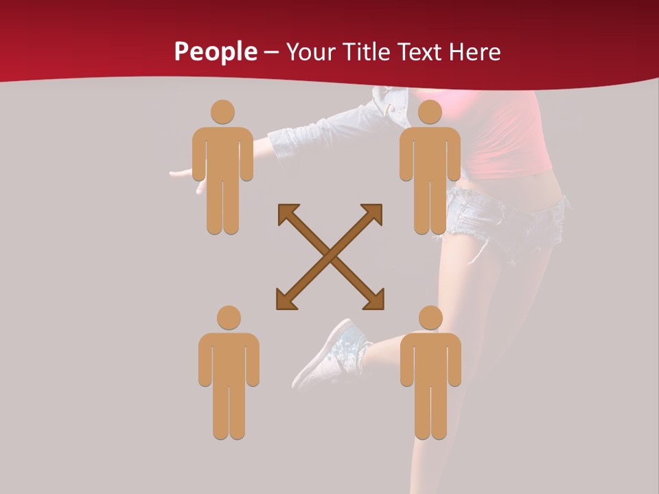 Performance Cool Jump PowerPoint Template