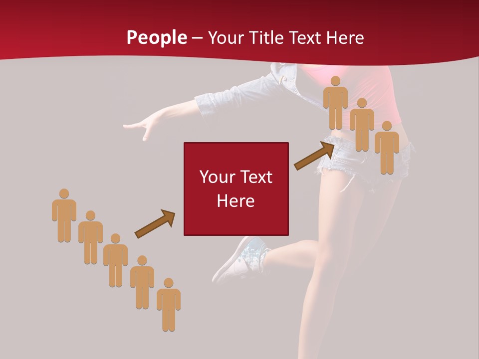 Performance Cool Jump PowerPoint Template