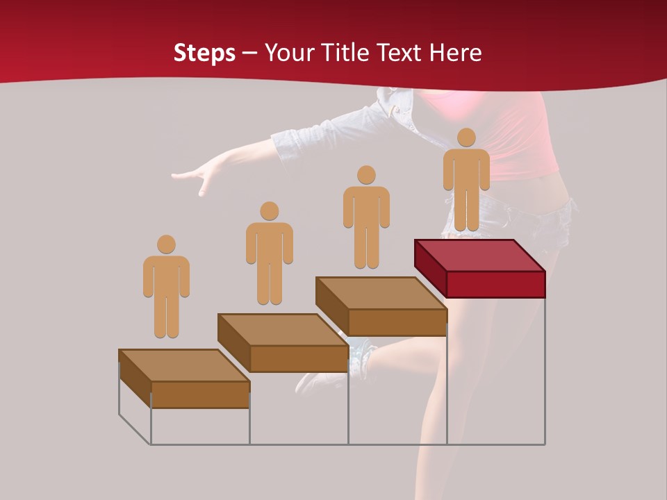 Performance Cool Jump PowerPoint Template