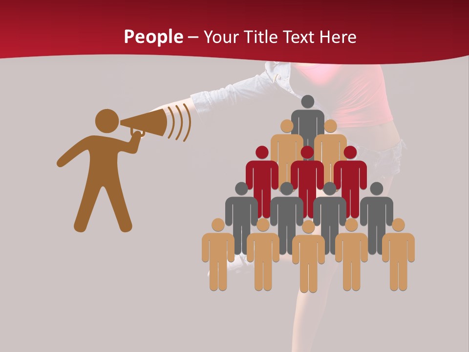 Performance Cool Jump PowerPoint Template