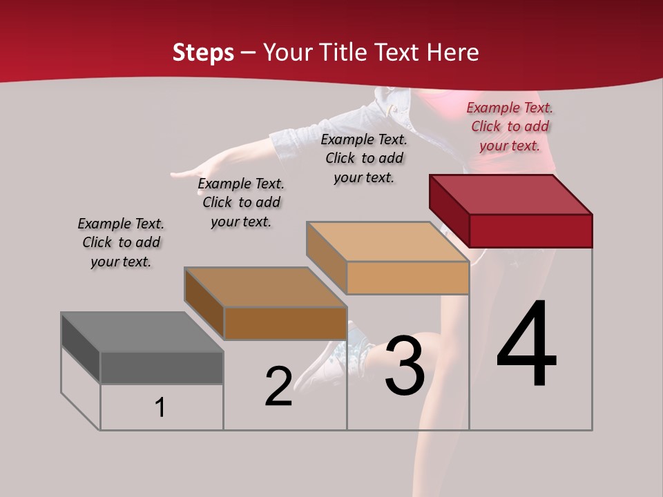 Performance Cool Jump PowerPoint Template