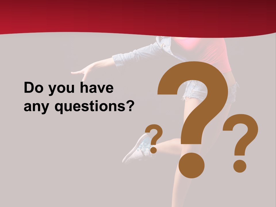 Performance Cool Jump PowerPoint Template