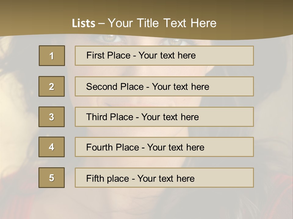 Hairstyle Makeup Business PowerPoint Template