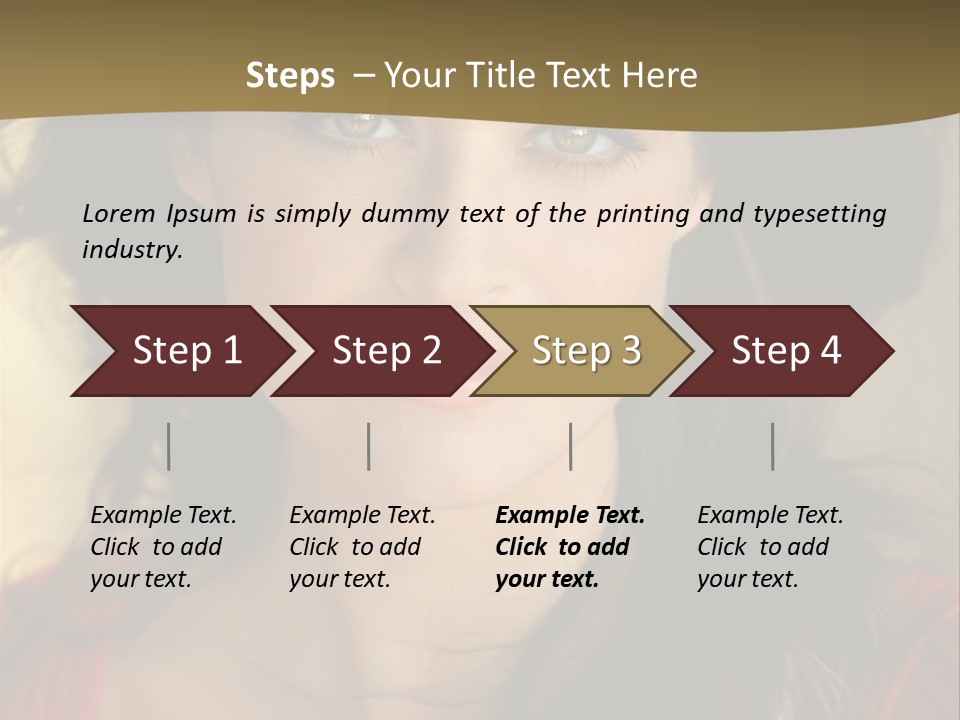 Hairstyle Makeup Business PowerPoint Template
