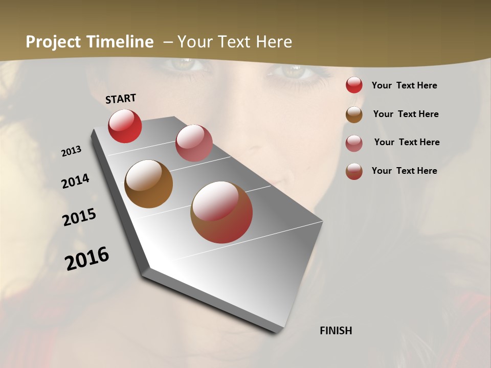 Hairstyle Makeup Business PowerPoint Template