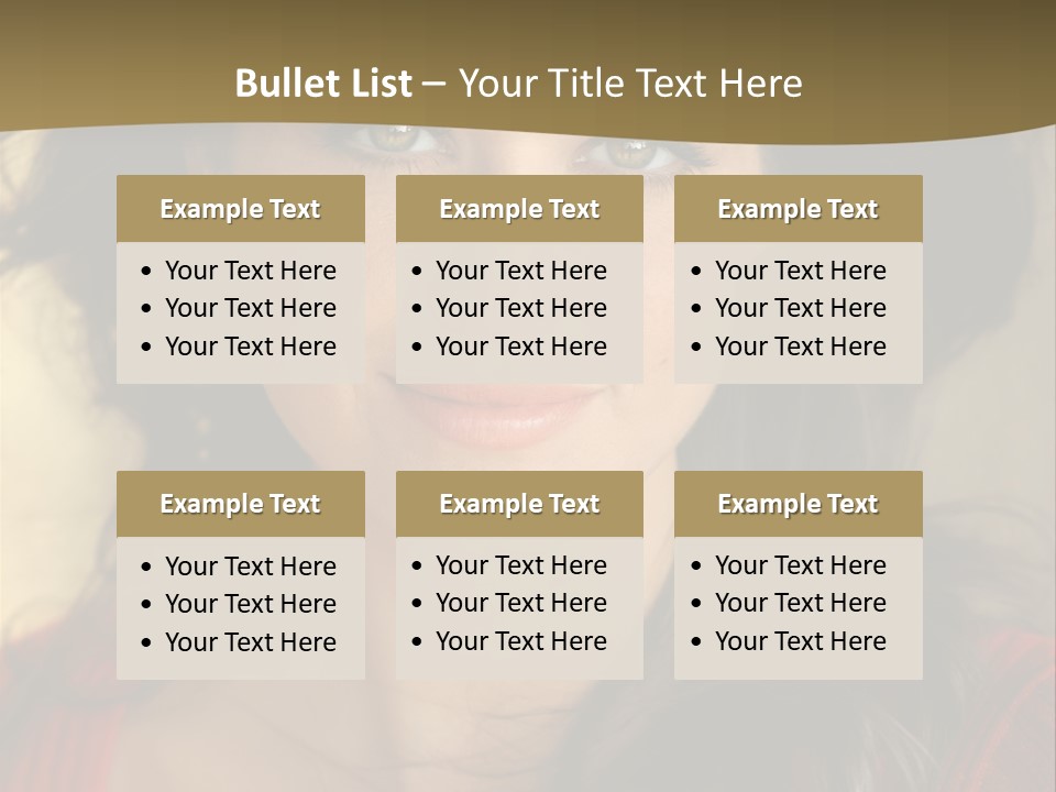 Hairstyle Makeup Business PowerPoint Template