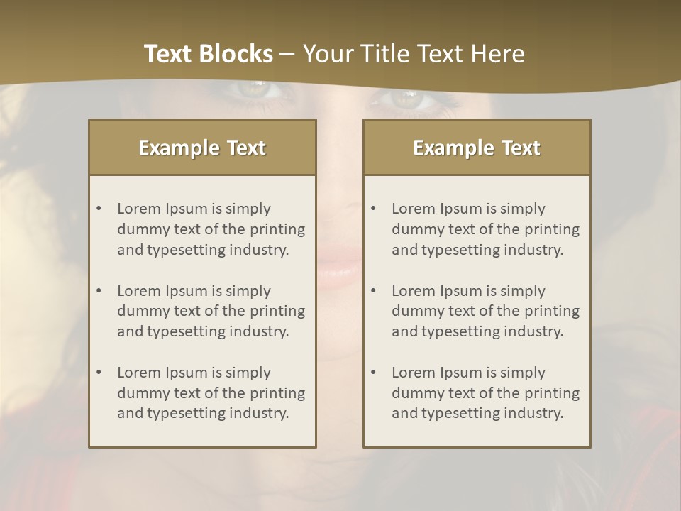 Hairstyle Makeup Business PowerPoint Template