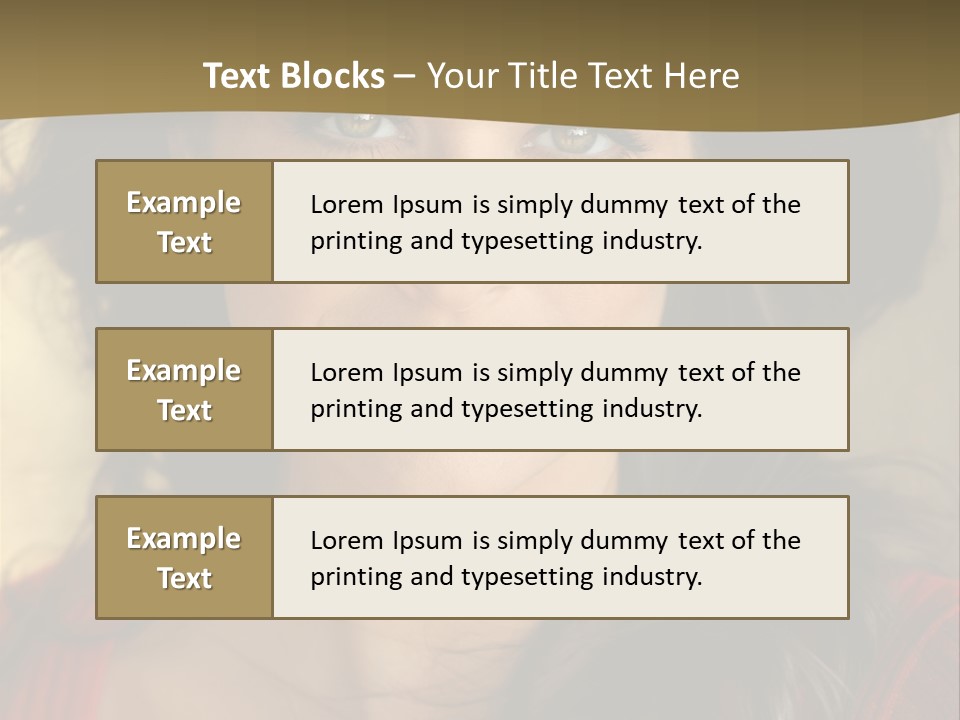 Hairstyle Makeup Business PowerPoint Template