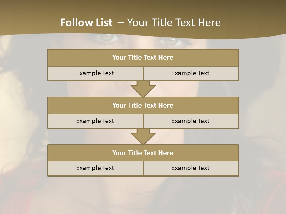Hairstyle Makeup Business PowerPoint Template