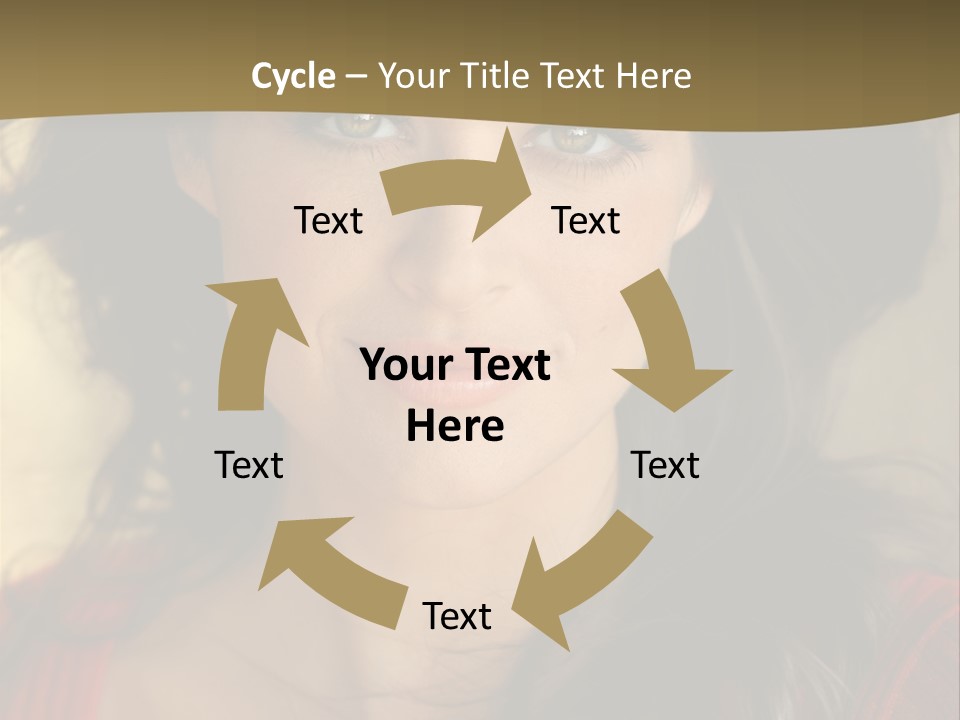 Hairstyle Makeup Business PowerPoint Template