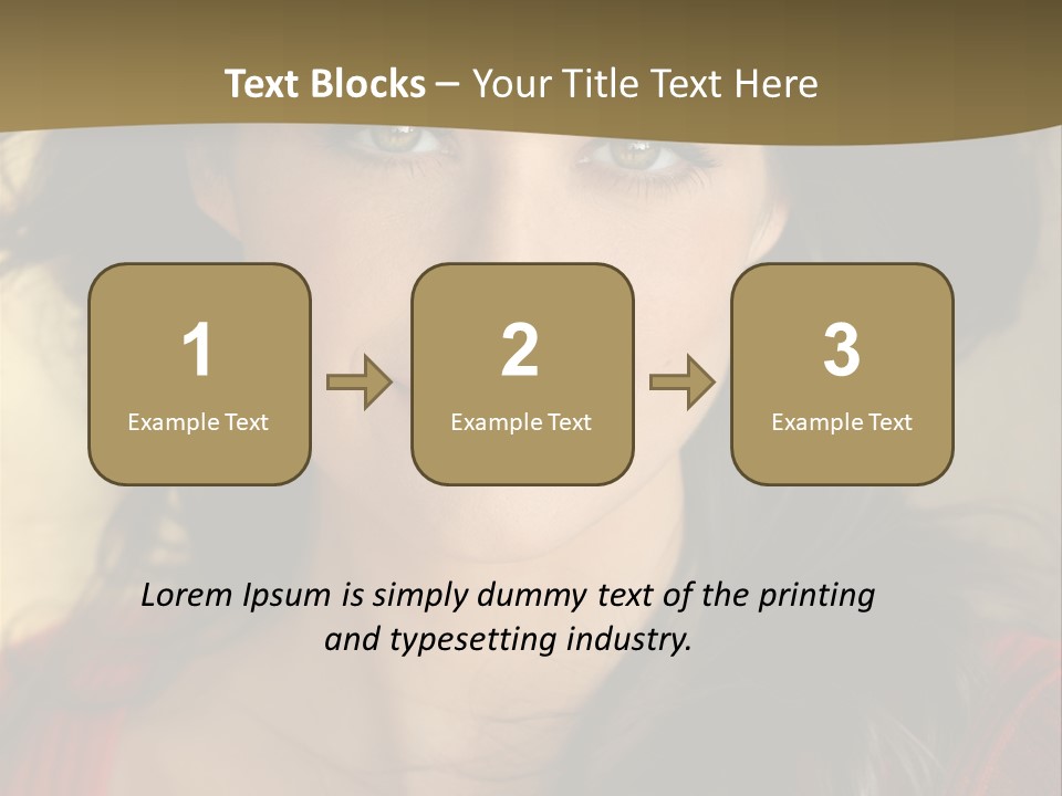 Hairstyle Makeup Business PowerPoint Template