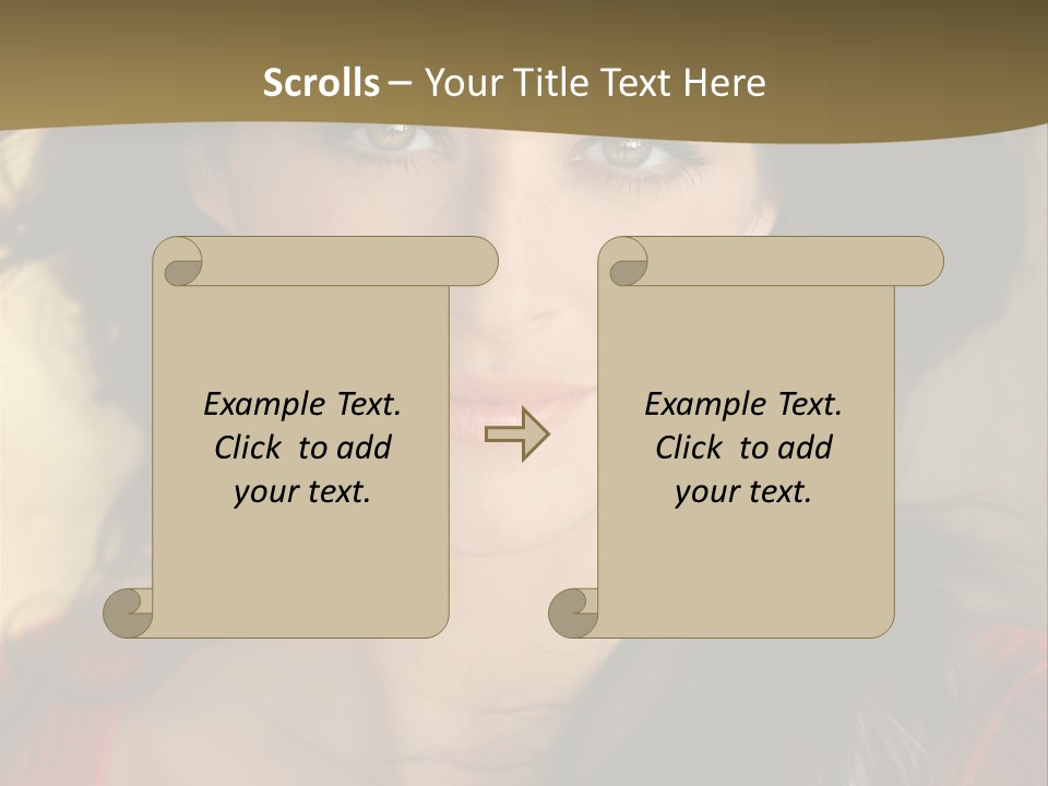 Hairstyle Makeup Business PowerPoint Template
