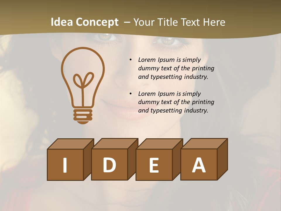 Hairstyle Makeup Business PowerPoint Template