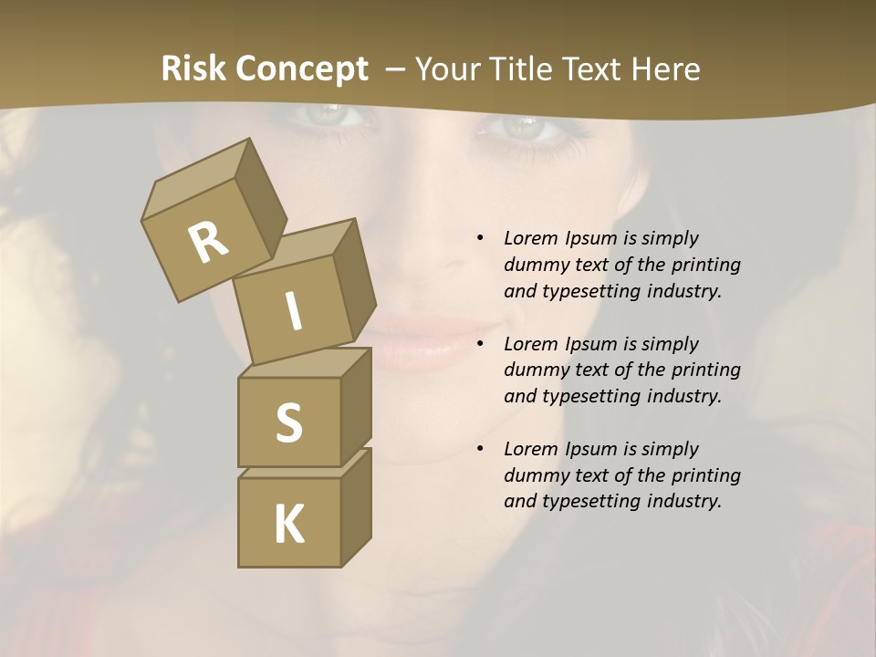 Hairstyle Makeup Business PowerPoint Template