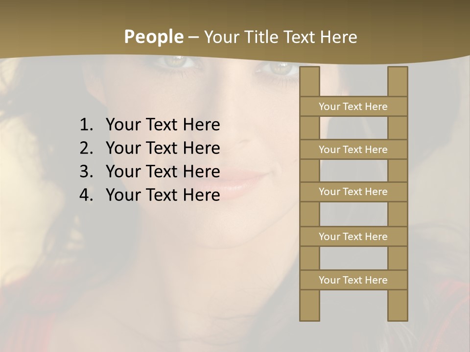 Hairstyle Makeup Business PowerPoint Template