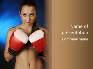 Sport Athletic Female PowerPoint Template