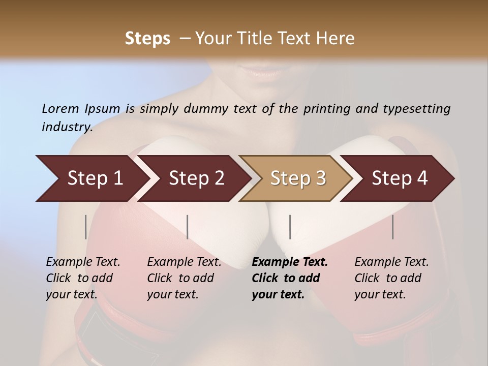 Sport Athletic Female PowerPoint Template